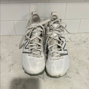 White and Gray Athletic Shoes